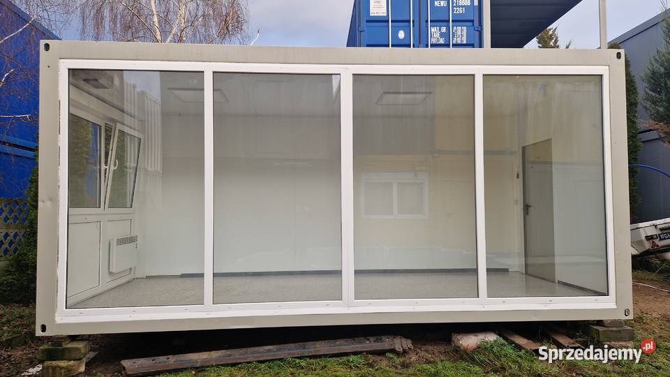 Kontener usługowy ekspozycyjny biuro sprzedaży Biuro Somianka-Parcele sprzedam