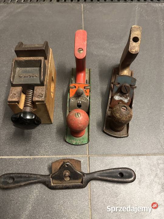 Antyk stare niemieckie narzędzia stolarskie