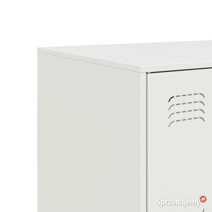 Szafka boczna biała 99x39x73 stal WM841798