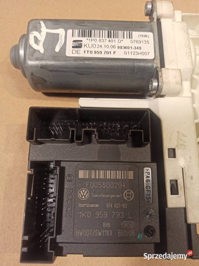 1K0959793L 1T0959701F silniczek mechanizmu szyby osobowe Układ elektryczny Bolesławiec