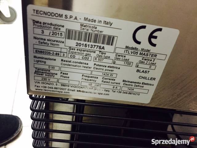 SCHŁADZARKA SZOKOWA italrefr itlv05 Warszawa