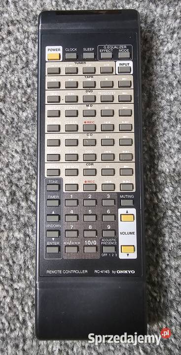 Pilot ONKYO audio RC414S wysyłka sprzedam