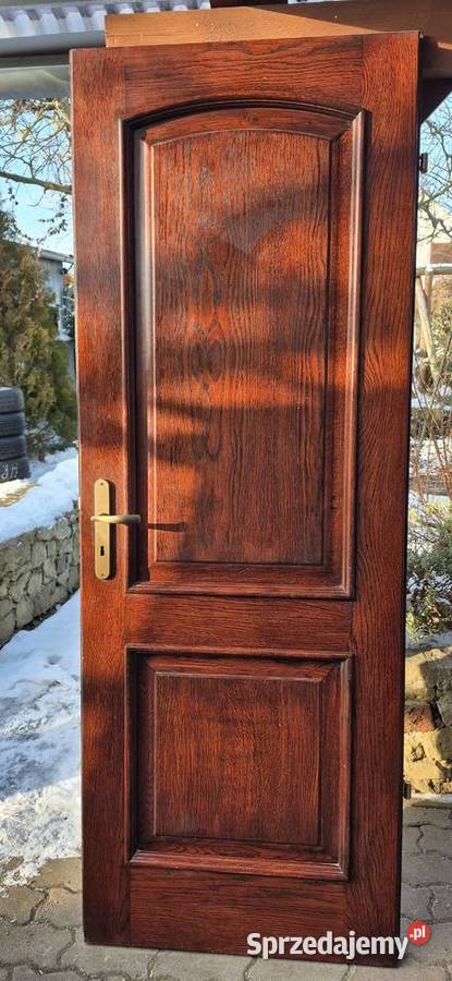 Drzwi skrzydła drewniane dębowe Bolesławiec