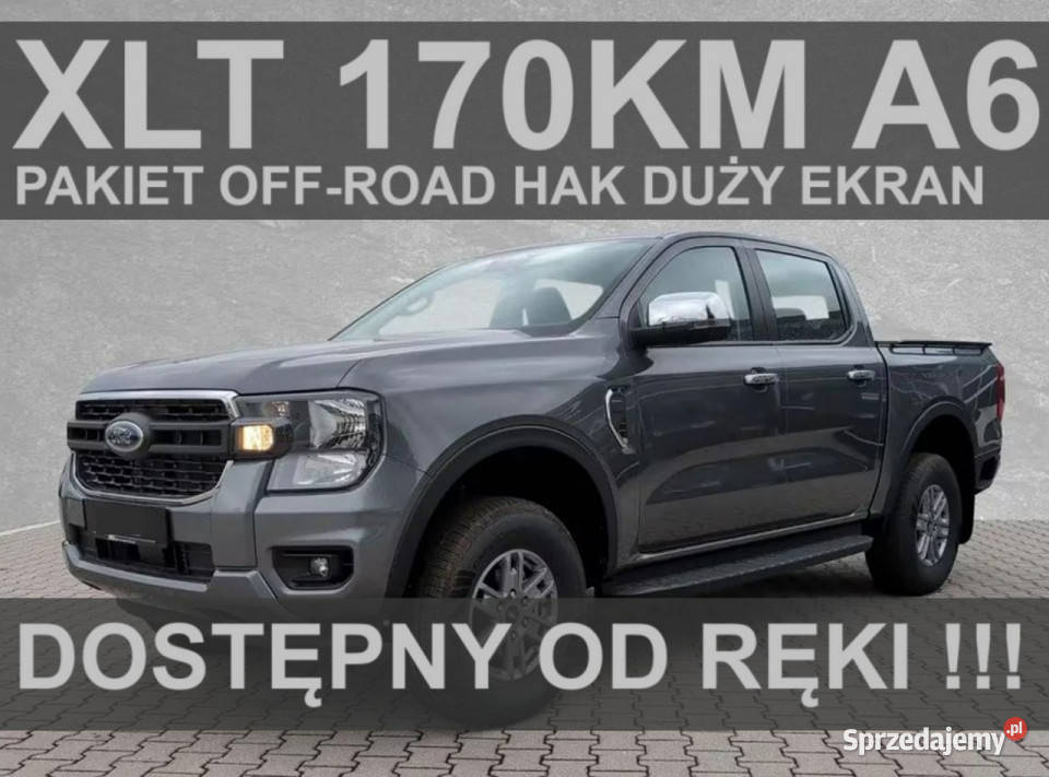 Ford Ranger XLT 170 4x4 Dostępny ręki Niska Ranger Szczecinek