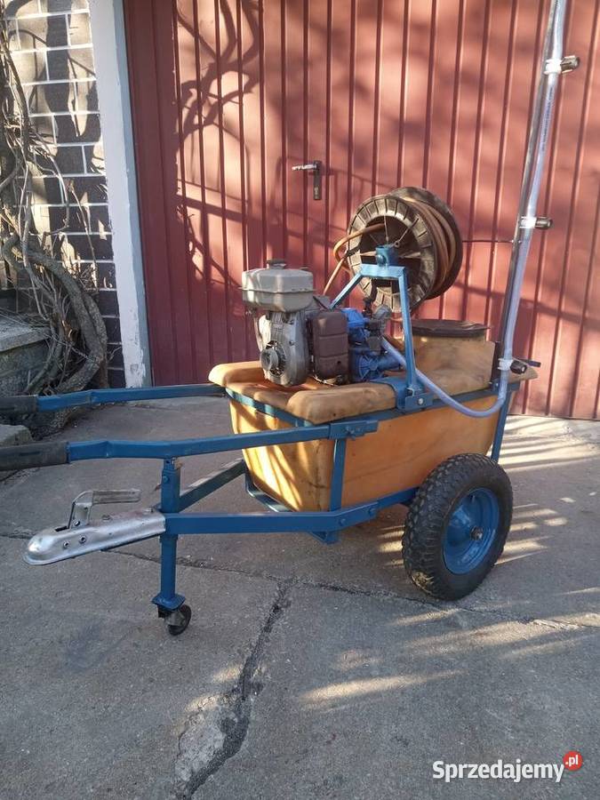 Opryskiwacz taczkowy spalinowy do traktorka Kraśnik