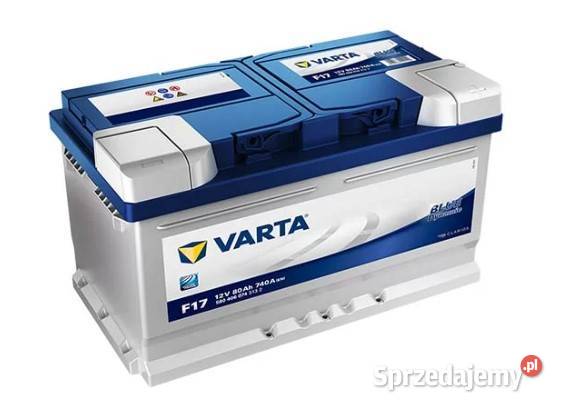 Akumulator VARTA Blue Dynamic F17 80Ah 740A EN Wałbrzych