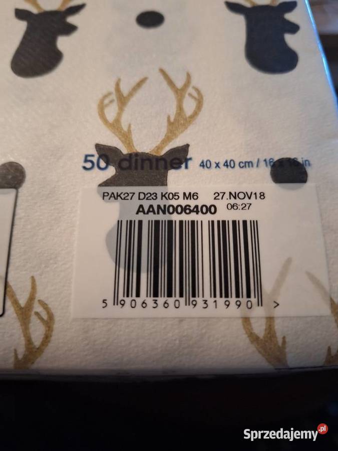 Serwetki flizelinowe