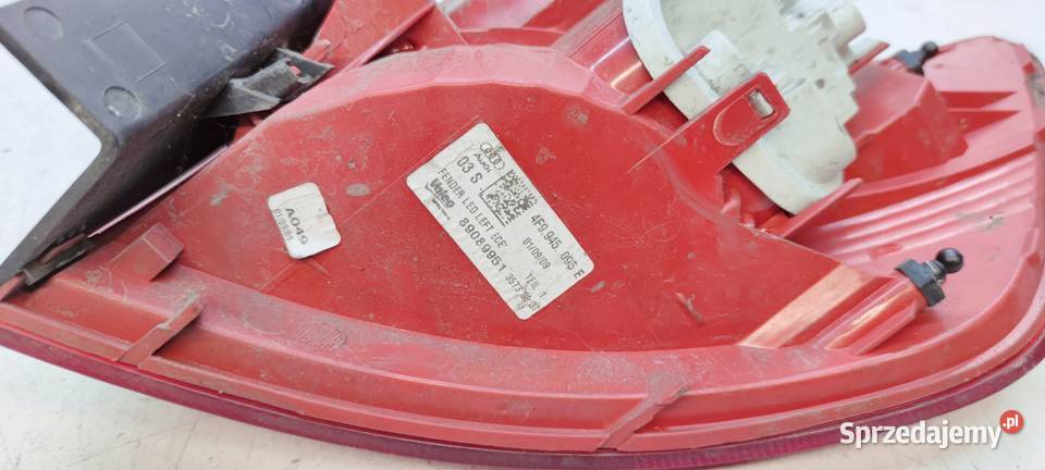 LAMPA LEWY TYŁ LED W BŁOTNIK AUDI A6 C6 LIFT śląskie Przystajń
