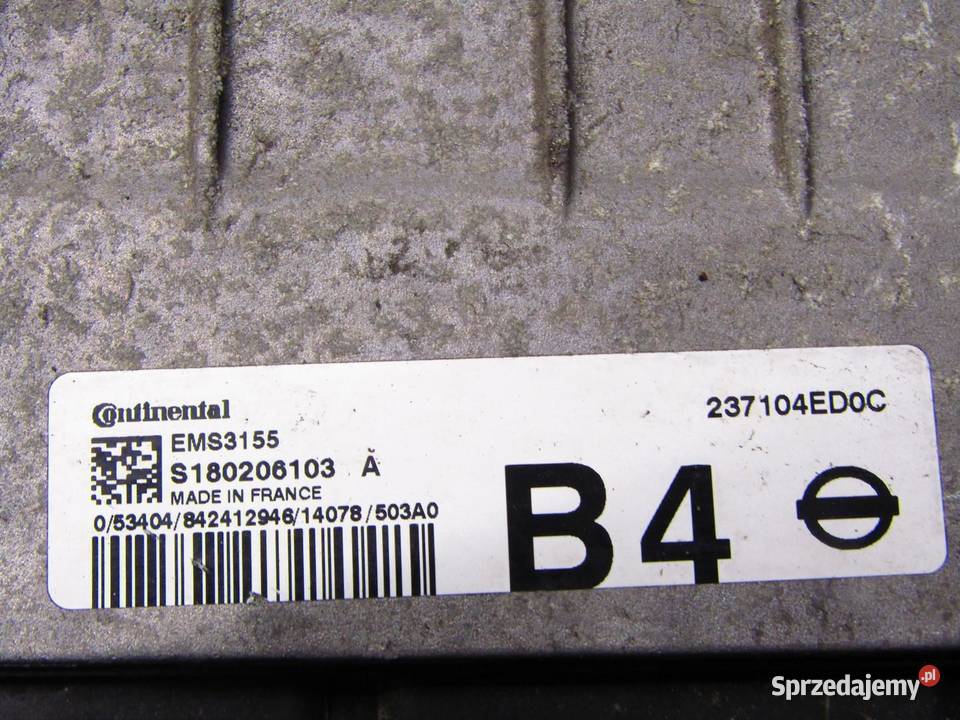 STEROWNIK KOMPUTER SILNIKA 12 DIGT NISSAN lubelskie