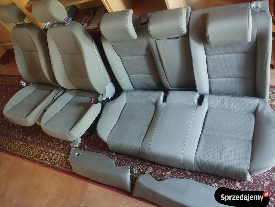 Fotele Audi A4 B7 komplet przódtył szare zadbane Krosno