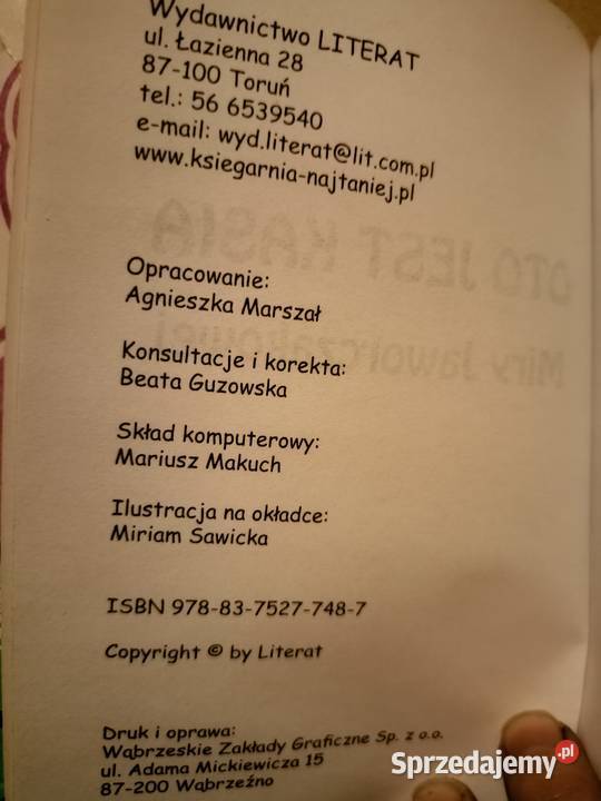 Oto jest Kasia Jaworczakowa analizy lektury Warszawa sprzedam