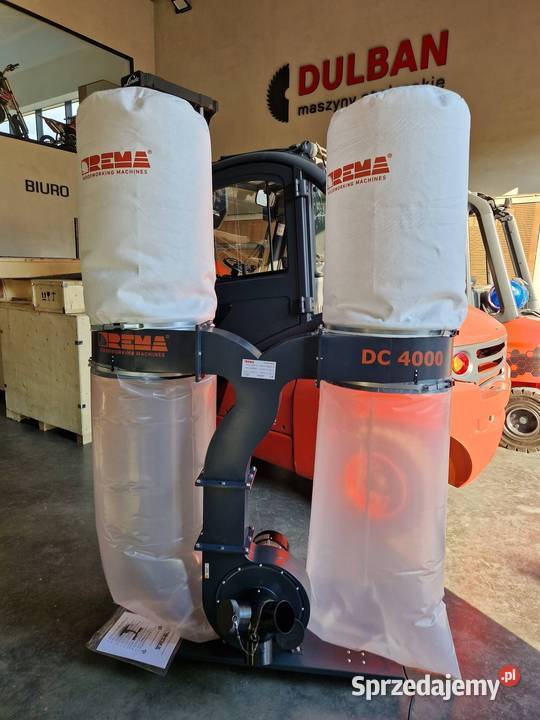 Odciag trocin REMA DC4000 2 Workowy wyciąg do Kalwaria Zebrzydowska