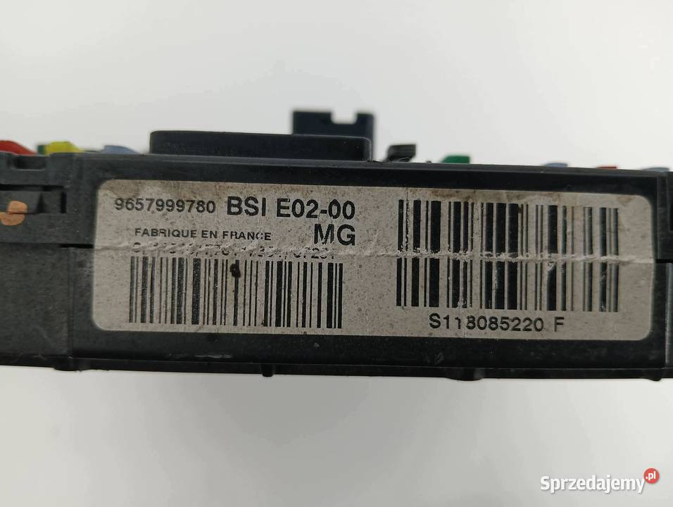 SKRZYNKA BSI 9657999780 E02 Peugeot Partner I