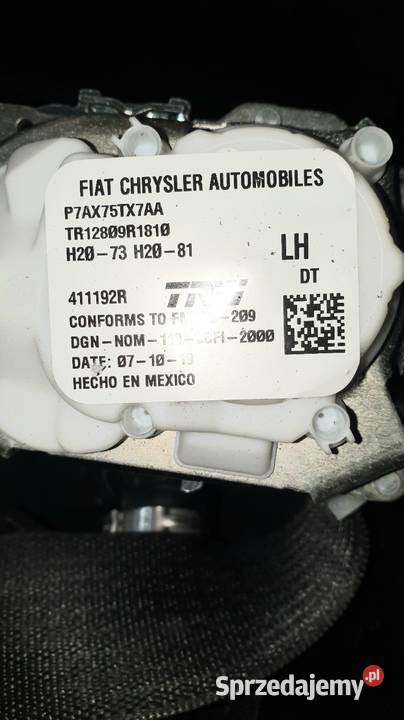 Napinacz Pasa Dopinacz Pas Bezpieczeństwa Przód Nowiny