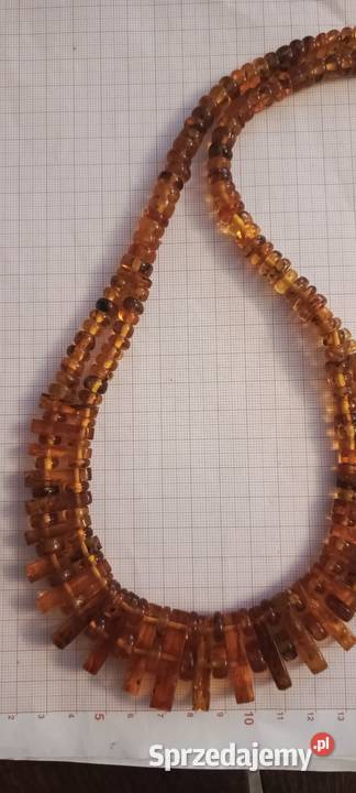 Naszyjnik Bursztyn Vintage