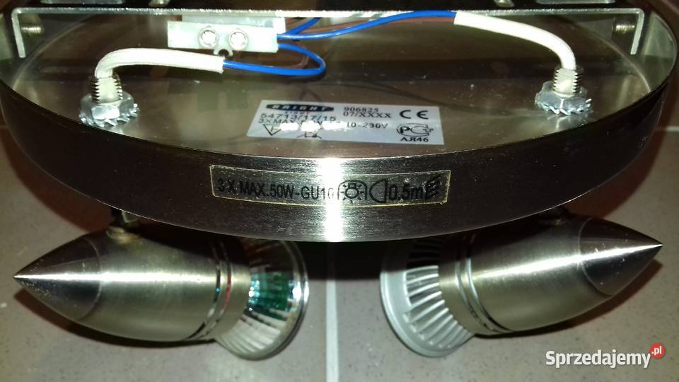 Lampa kinkiet LED 3 ramienny stal nierdzewna zachodniopomorskie