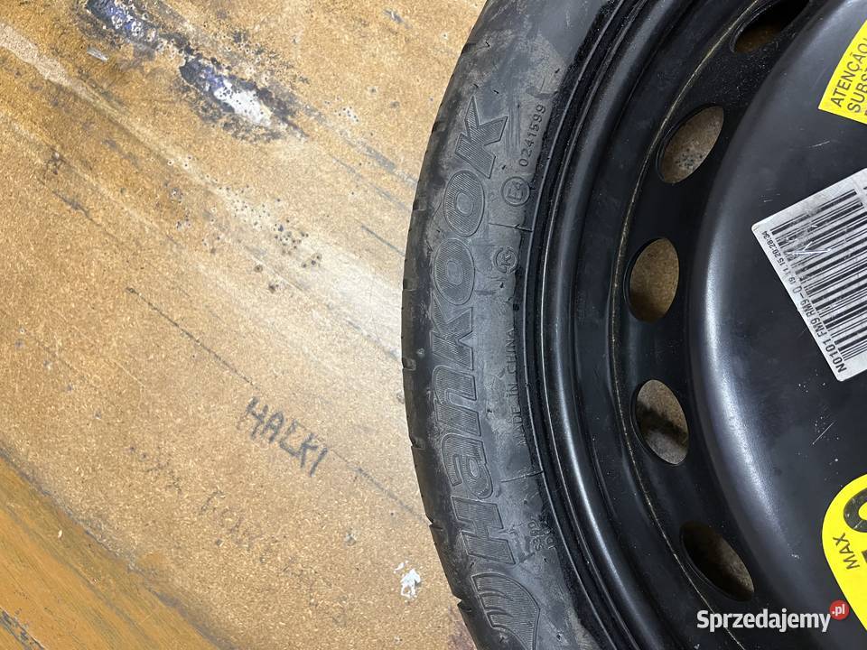 Koło dojazdowe audi a4 b9 a5 otwór centrujący Strzyżew sprzedam
