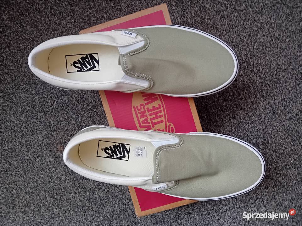 Nowe oryginalne trampki VANS Classic SlipOn Malbork