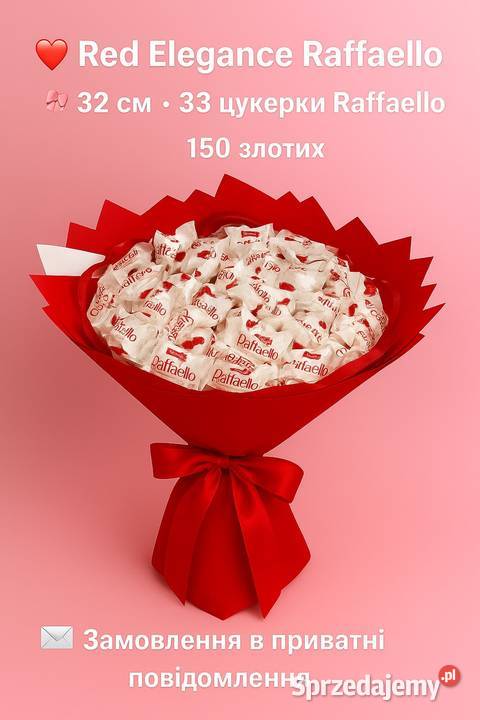 Ręcznie wykonany słodki bukiet z fabrycznie Wrocław