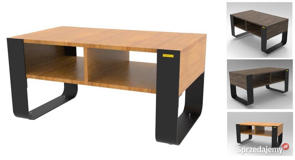 Stolik kawowy stalowe nogi sztywne stabilne Jeżowe