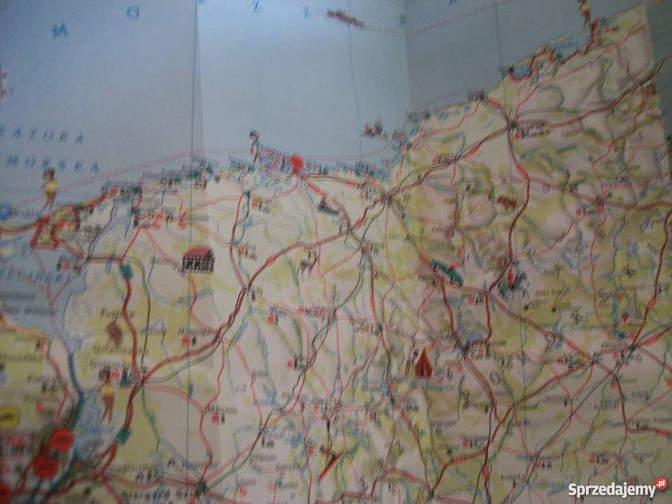 POLEN TOURISTISCHE LANDKARTE podkarpackie sprzedam