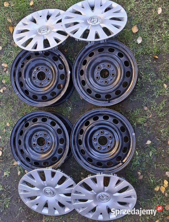 Oryginalne kołpaki felgi stalowe 16 mazda 5x1143 Krynki