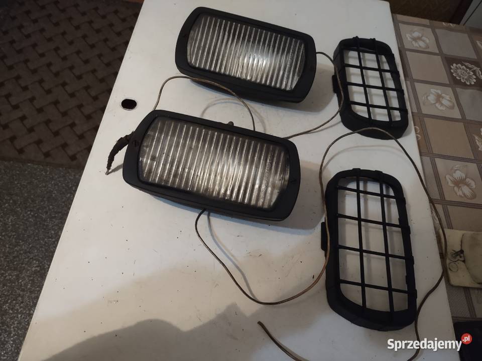 FIAT 125 P POLONEZ HALOGENY PROSTOKĄTNE Części samochodowe Świdnik