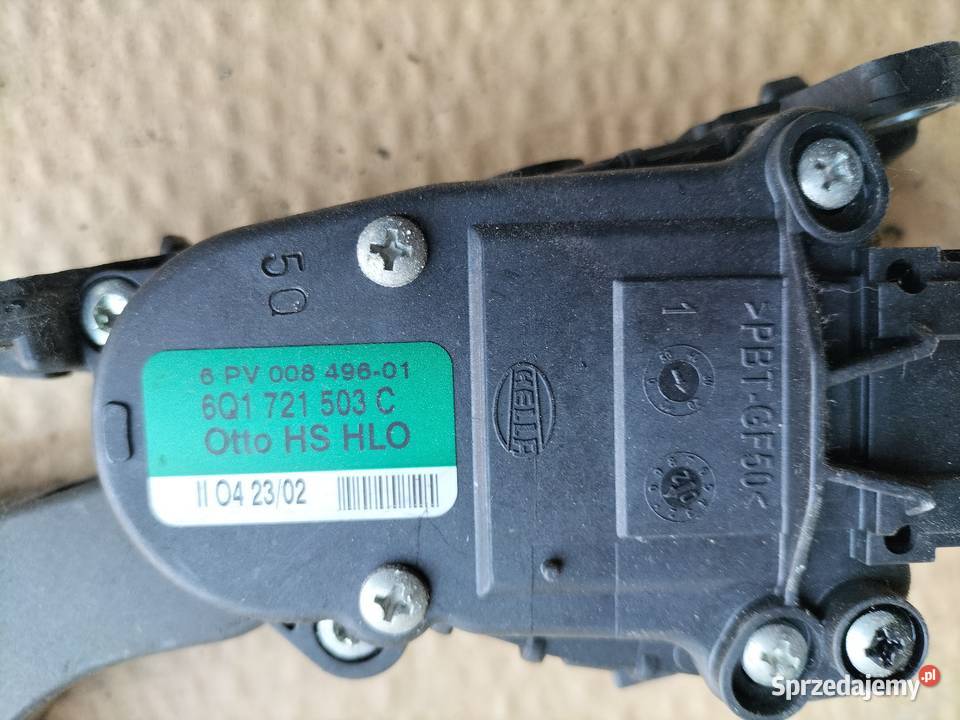 VW POLO MK4 9N 12 PEDAŁ GAZU 6Q1721503C sprzedam