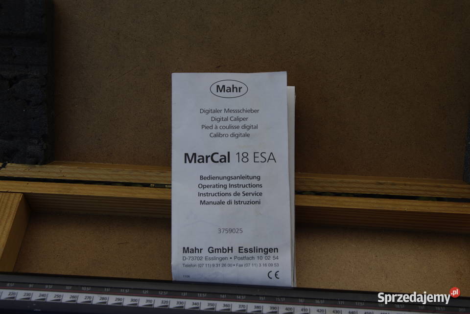 Cyfrowa suwmiarka Mahr MarCal 18 ESA 500 mm Bielsko-Biała