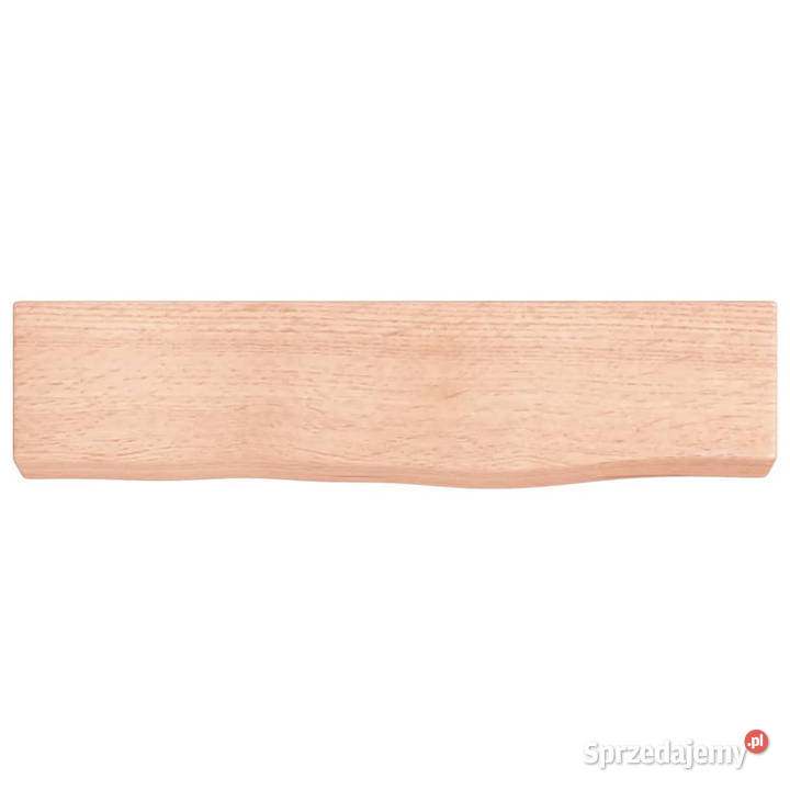 Półka jasnobrązowa 40x10x4 lakierowane lite Warszawa
