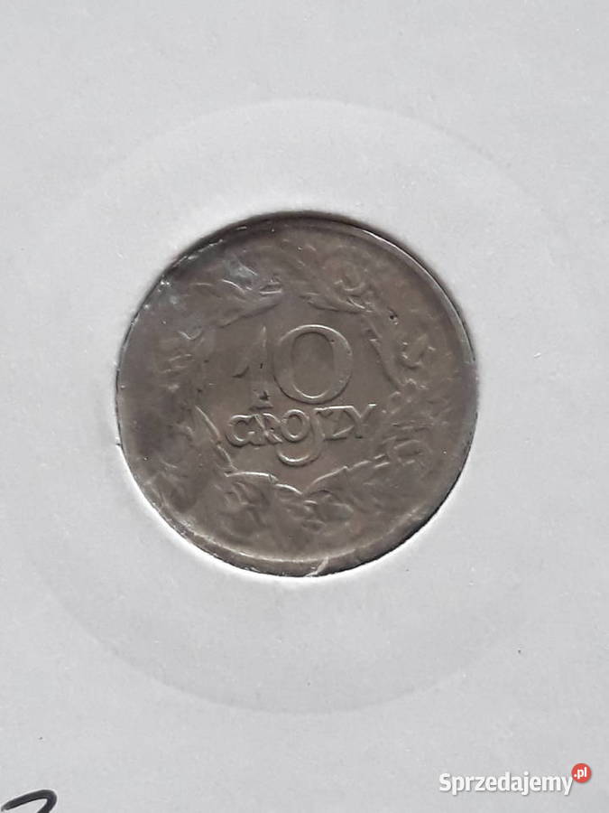 10 Groszy 1923 r II RP Konin