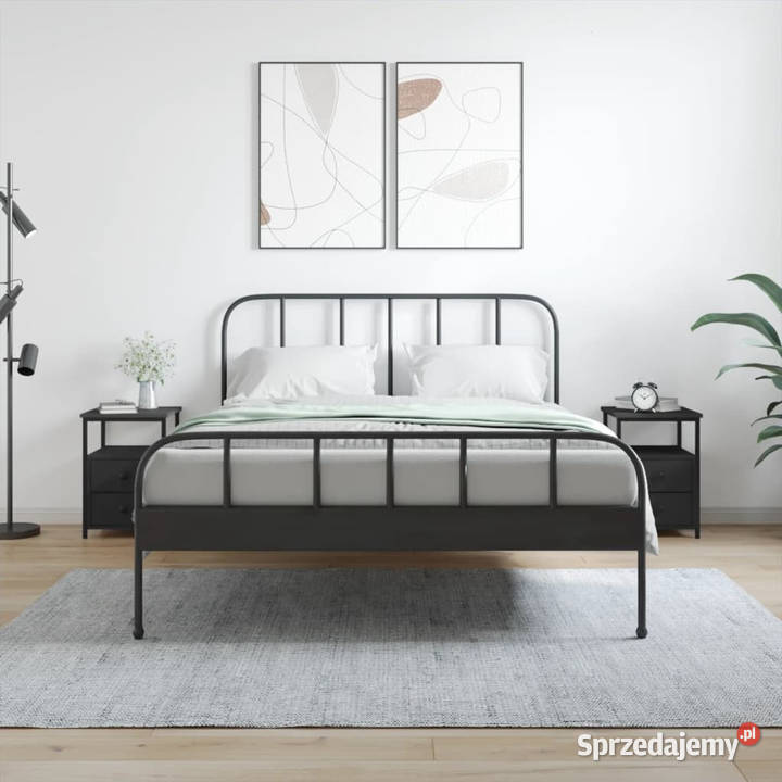 Szafki nocne 2 czarne 34x355x50 WM826014 Warszawa
