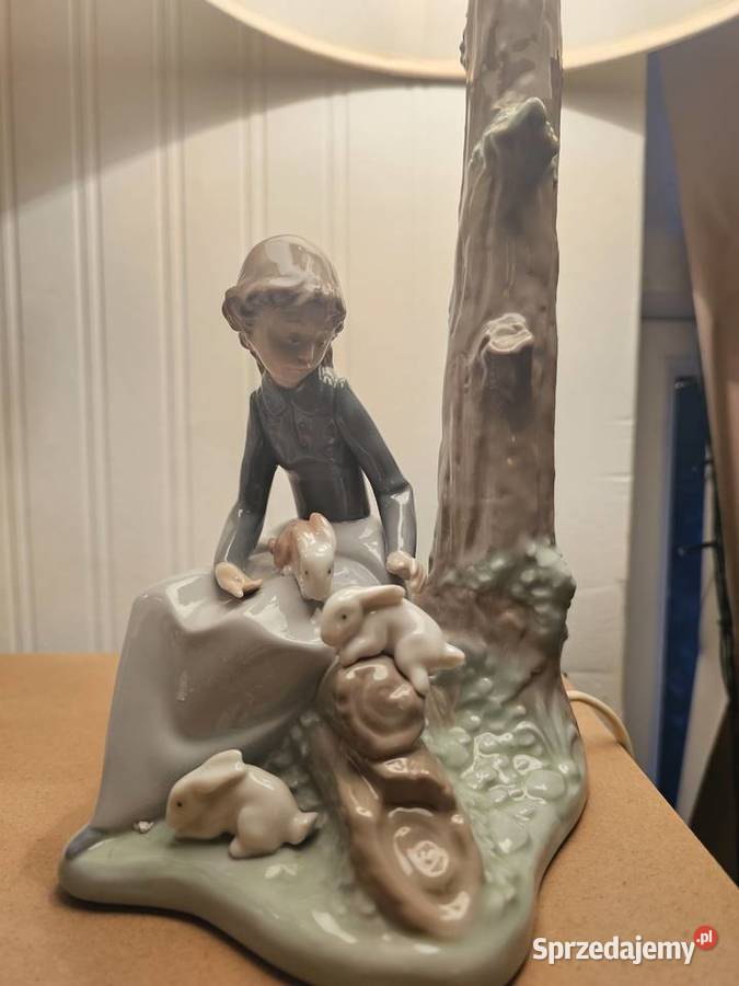 Lampki porcelanowe NAO by Lladro wys 40 podkarpackie Łańcut