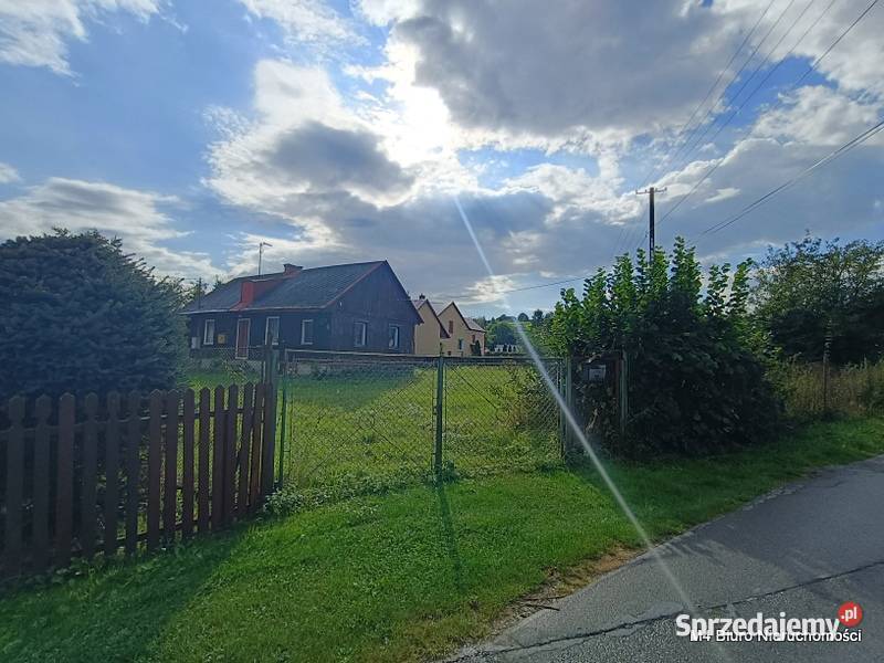 DREWNIANY DOM W DRAGANOWEJ ogródek Draganowa