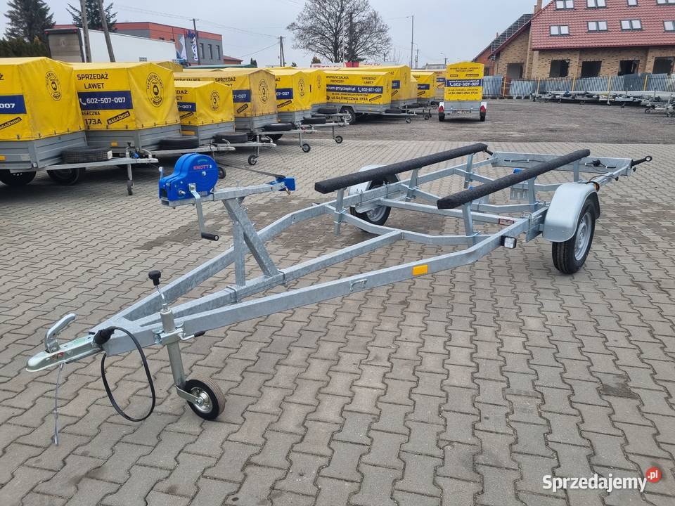 Przyczepa podłodziowa lekka pod ponton łódkę Lesznowola sprzedam
