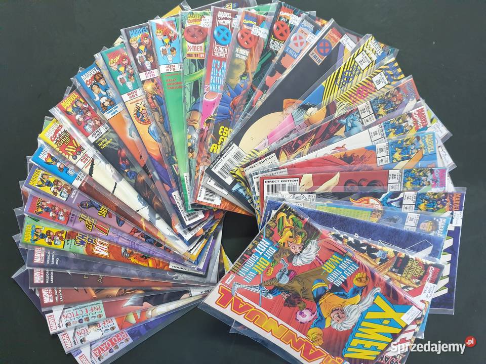 XMen kolekcja 33 oryginalnych komiksów Marvel Superbohaterowie Książki i Podręczniki