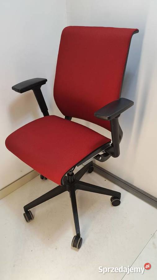 Fotel biurowy obrotowy Steelcase Think czerwony Kórnik