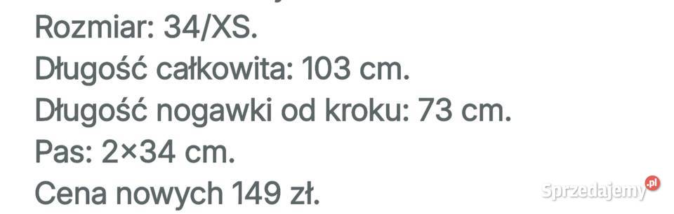 Spodnie jeansowe chłopiec Baggy Bershka 34XS łódzkie Łódź