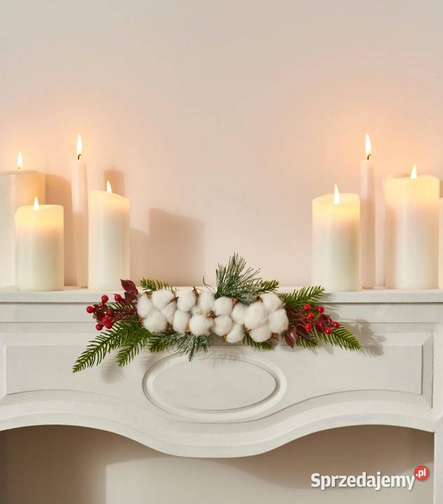 Gałązka bawełny dekoracyjna ostrokrzew Koszalin sprzedam