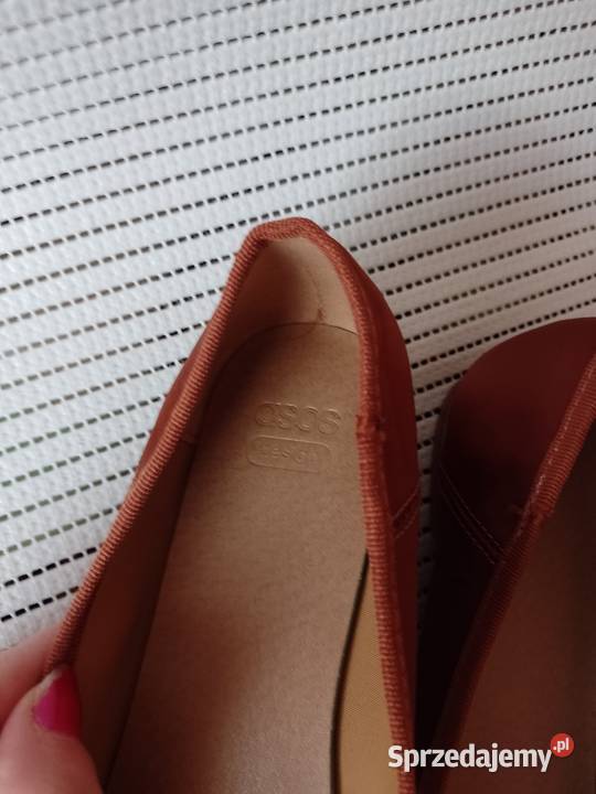 40 ASOS Brązowe baleriny biznesowe z Londynu Kraków