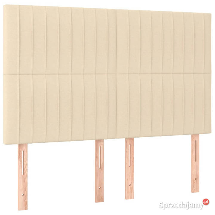 Zagłówek do łóżka z LED kremowy 144x5x118128 Warszawa