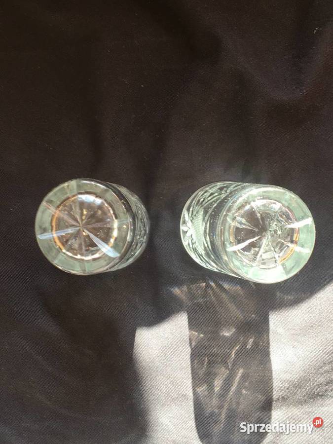 Szklaneczki kryształowe literatki 2 szkif Skarżysko Kościelne sprzedam