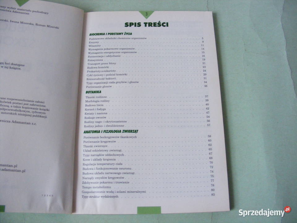 Tablice szkolne Biologia Matematyka Chemia Język Oborniki Śląskie