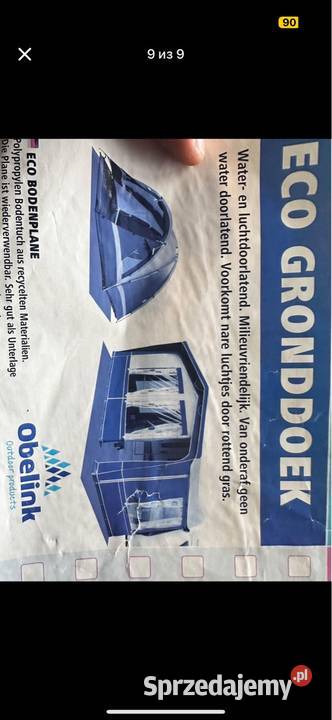 Zestaw namiotowy z ekologiczną matą podłogową Skawina