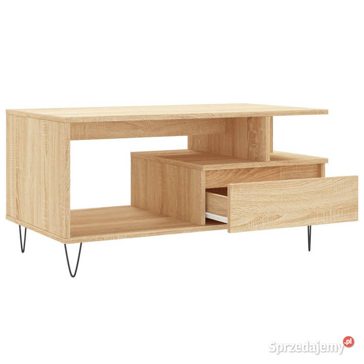Stolik kawowy dąb sonoma 90x49x45 materiał mazowieckie Warszawa