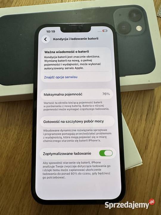 Apple iPhone 13 128GB pełen komplet Brzezinki