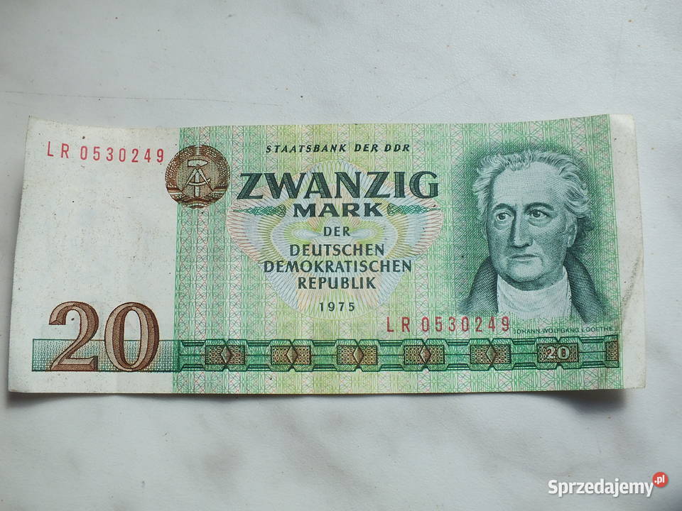 banknot 20 marek NRD Zabrze