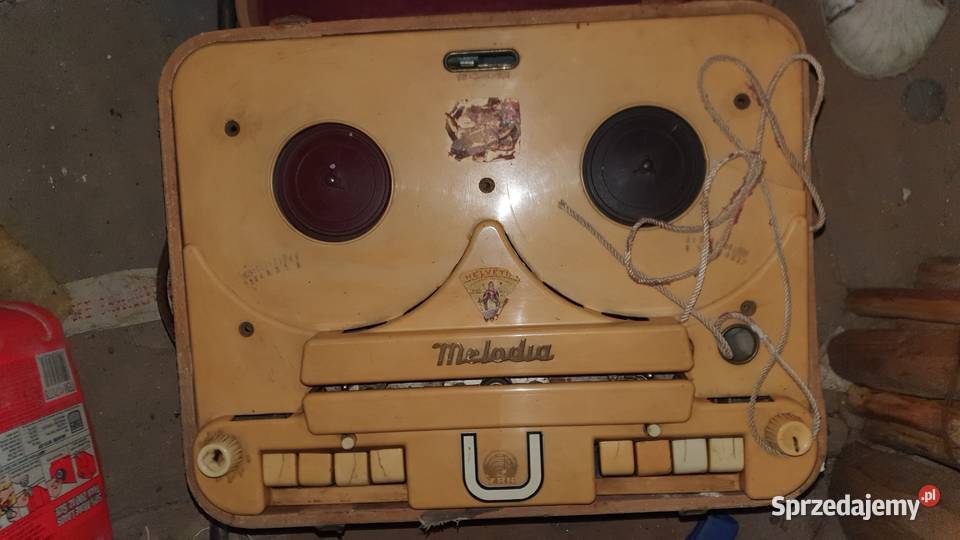 Stary Magnetofon Szpulowy Melodia ZRK vintage Antyki, Sztuka, Kolekcje
