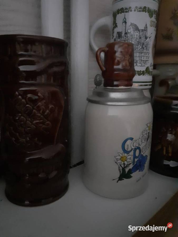 Kufle niemieckie do piwa kolekcja dolnośląskie Bolesławiec sprzedam