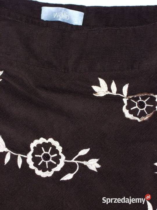 WALLIS spódnica Sztruks Haft koraliki 40 42 Wallis Nowy Sącz sprzedam